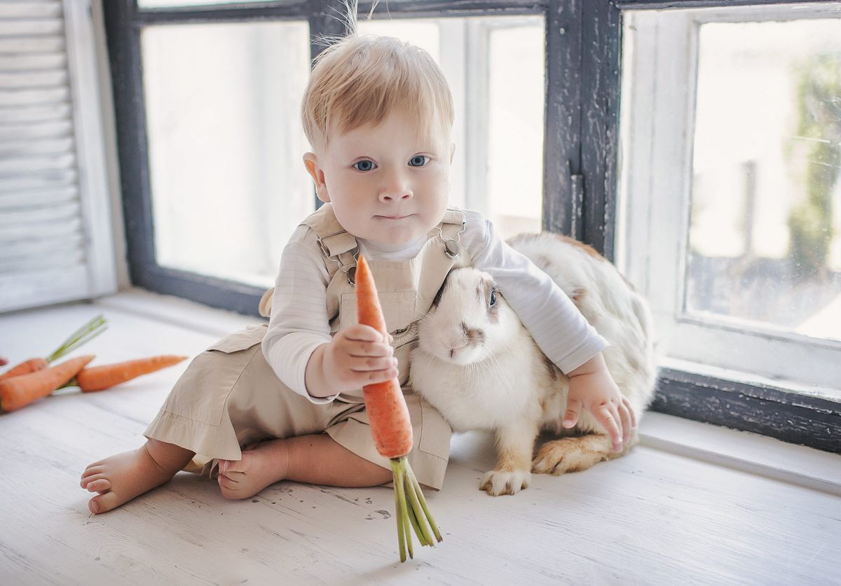 Baby with Carrot