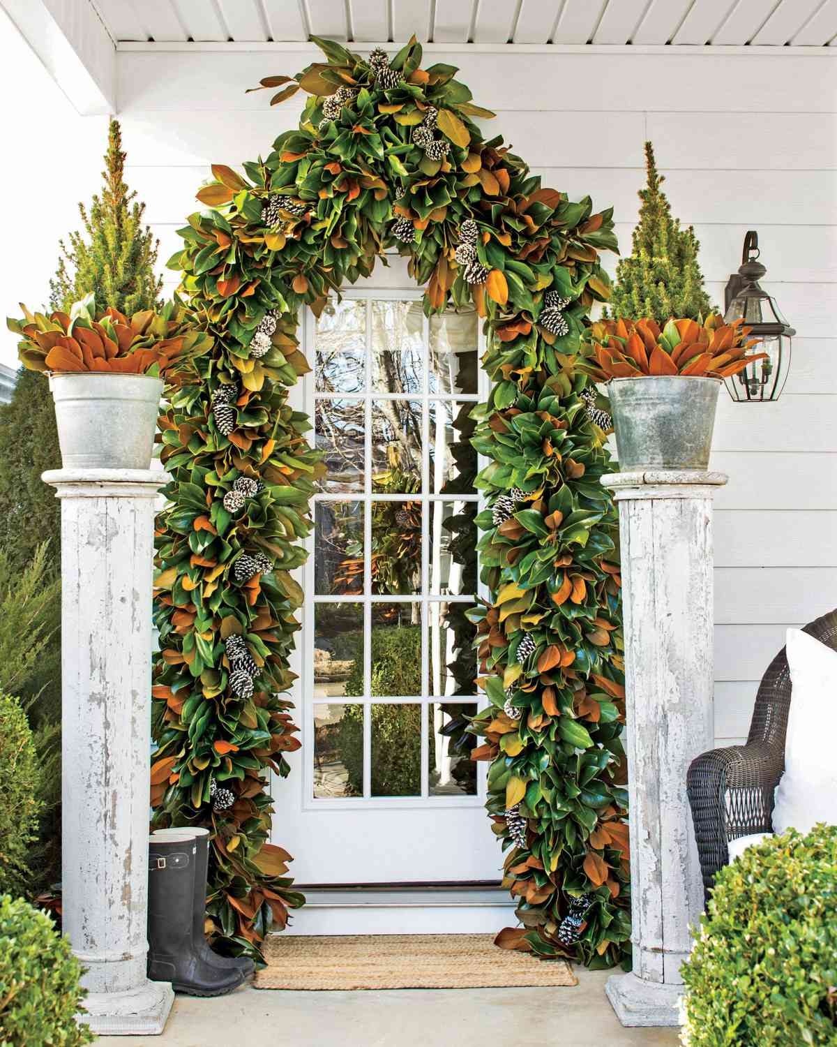 Frame the Front Door with Magnolia