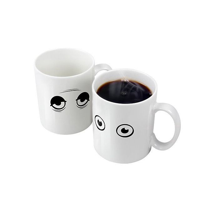 Wake Up Heat-Sensitive Mug