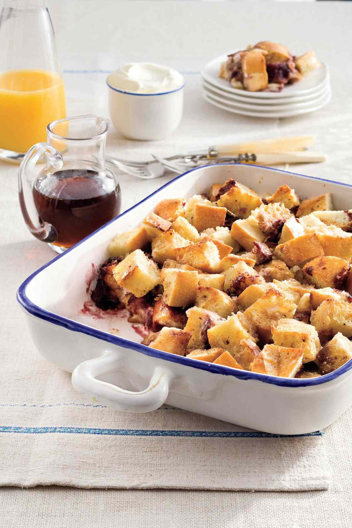 One-Dish Blackberry French Toast