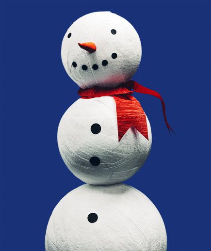 Snowman with a Scarf