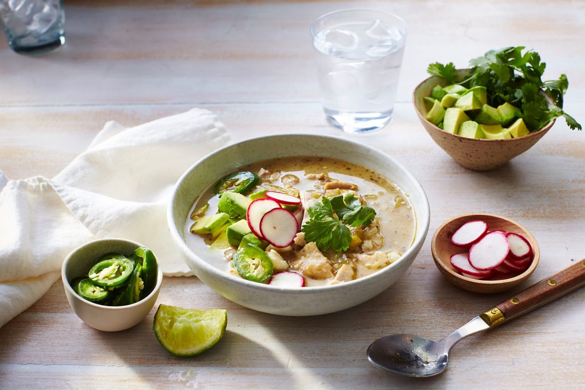 Slow-Cooker Green Chile Posole 