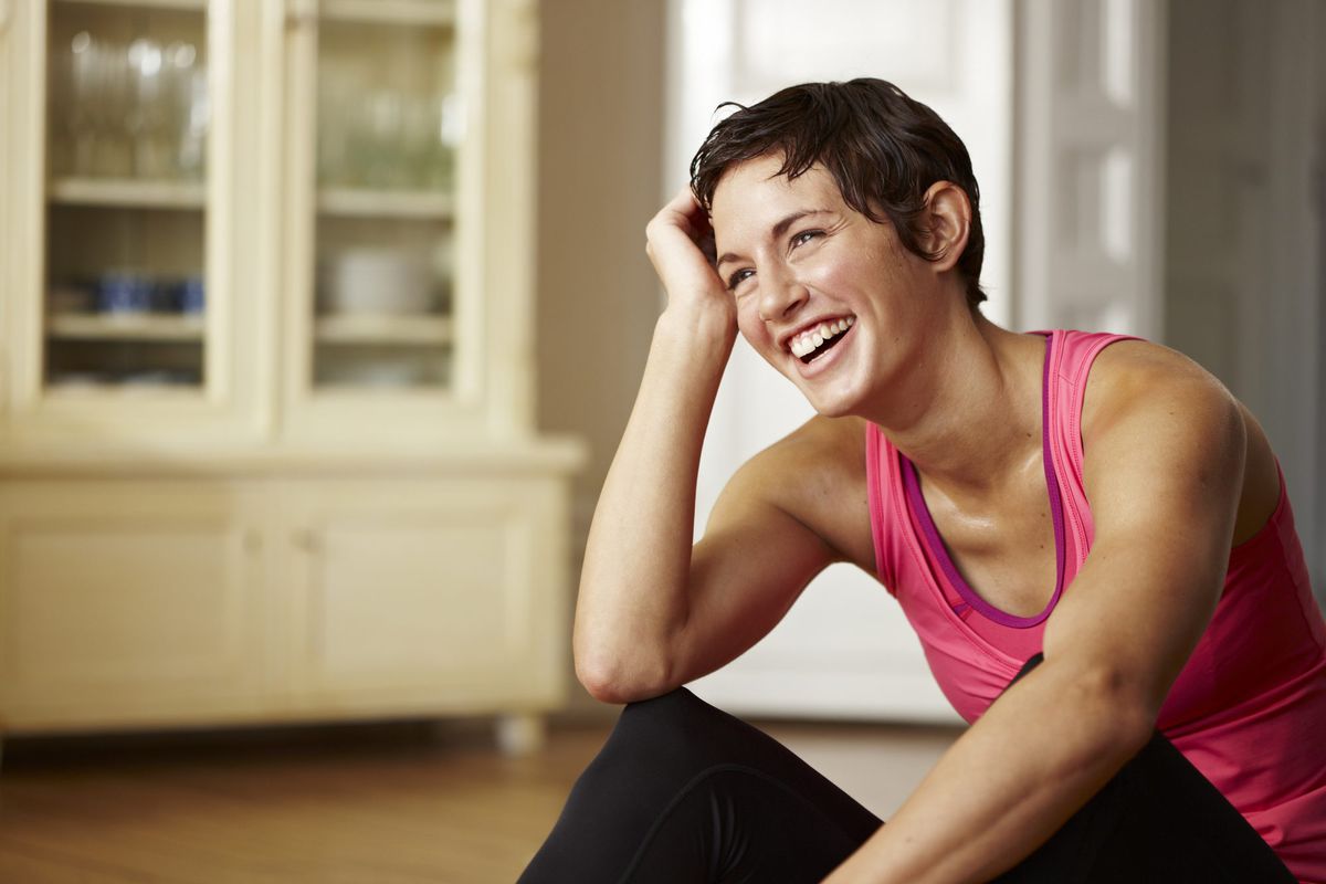 Healthy Woman Smiling