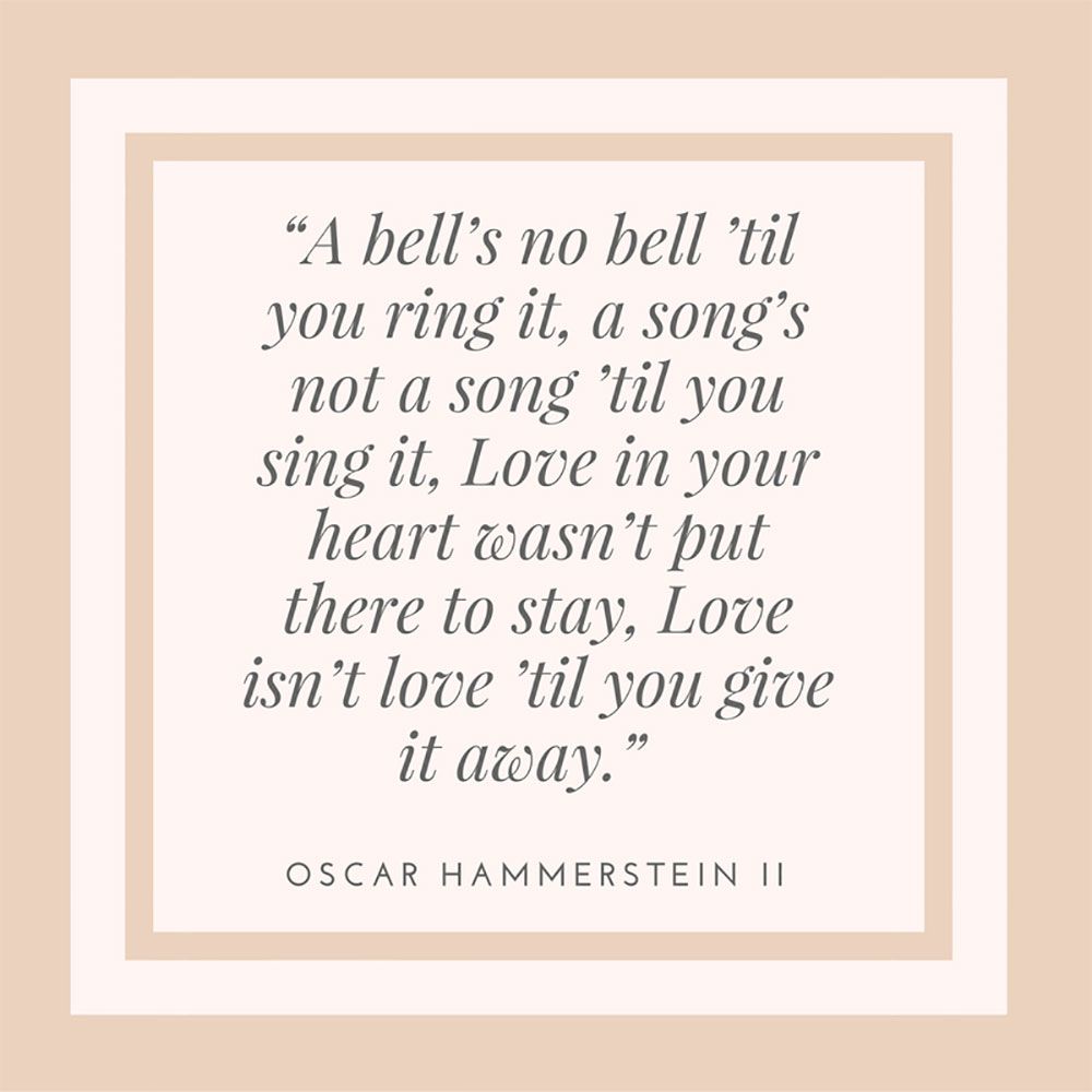 Oscar Hammerstein II Quote