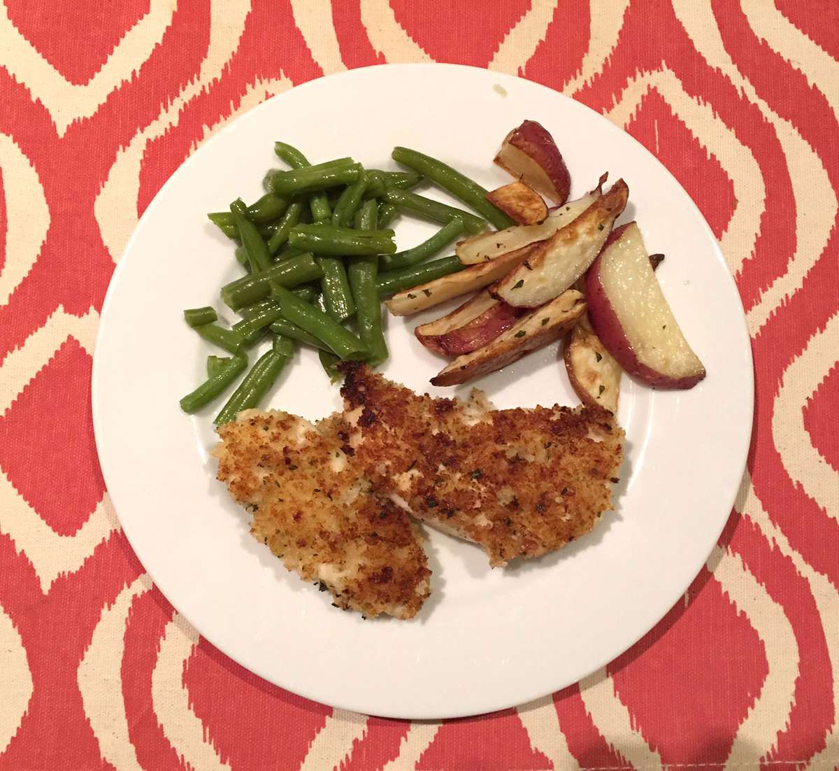 Simple Suppers Challenge: Buttermilk Chicken Tenders with Roasted Potatoes and Green Beans