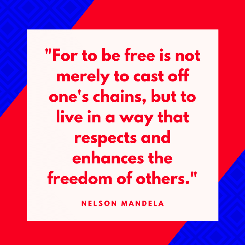 纳尔逊·曼德拉谈自由