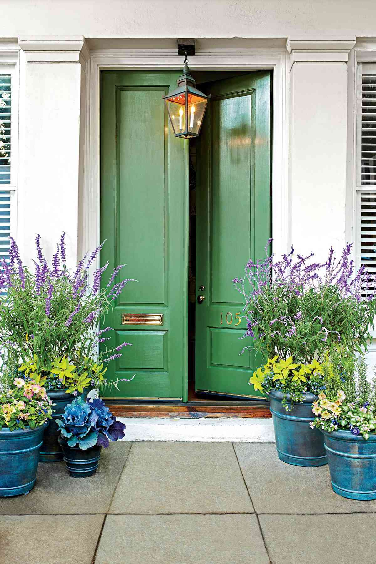 Front Door Container Gardens Southern Living - Front Porch Container Plant Ideas