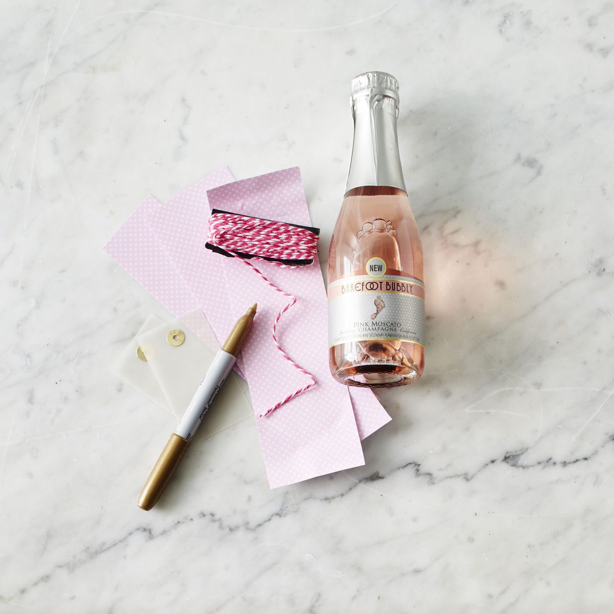 How-To: Mini Bottles of Champagne
