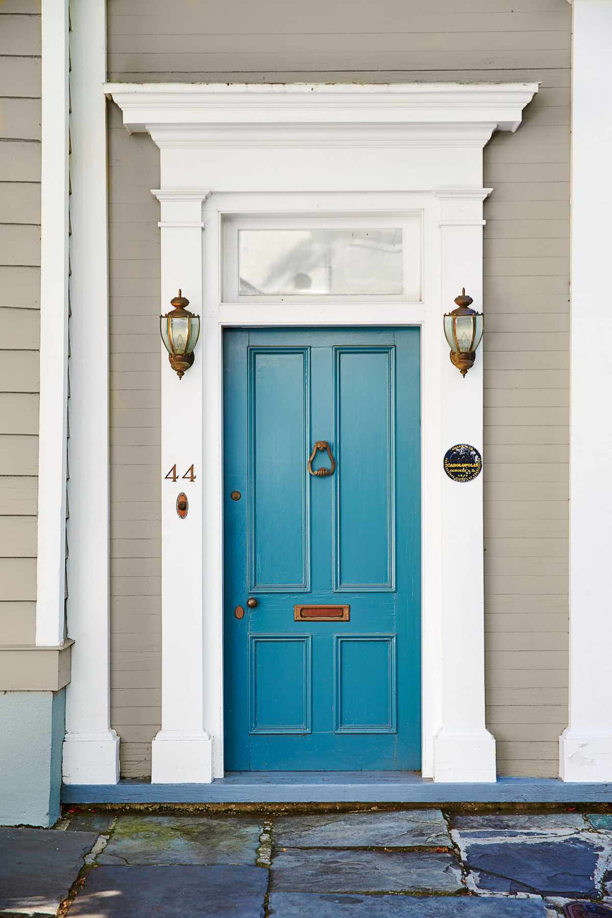 Denim Blue Door