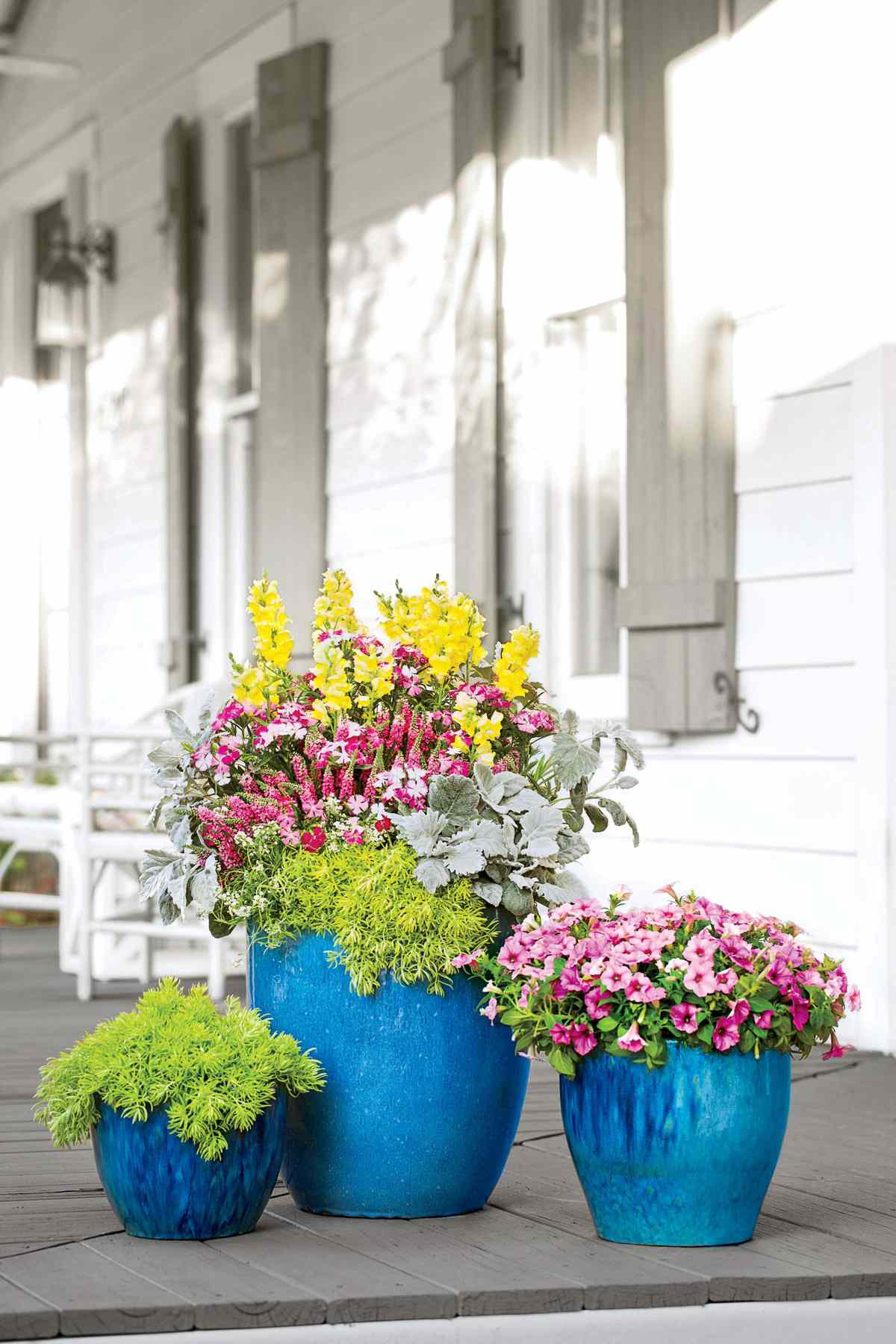 Front Door Container Gardens Southern Living - Large Planter Ideas For Front Of House