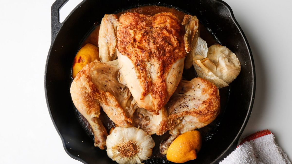 No-Fail Roast Chicken with Lemon and Garlic