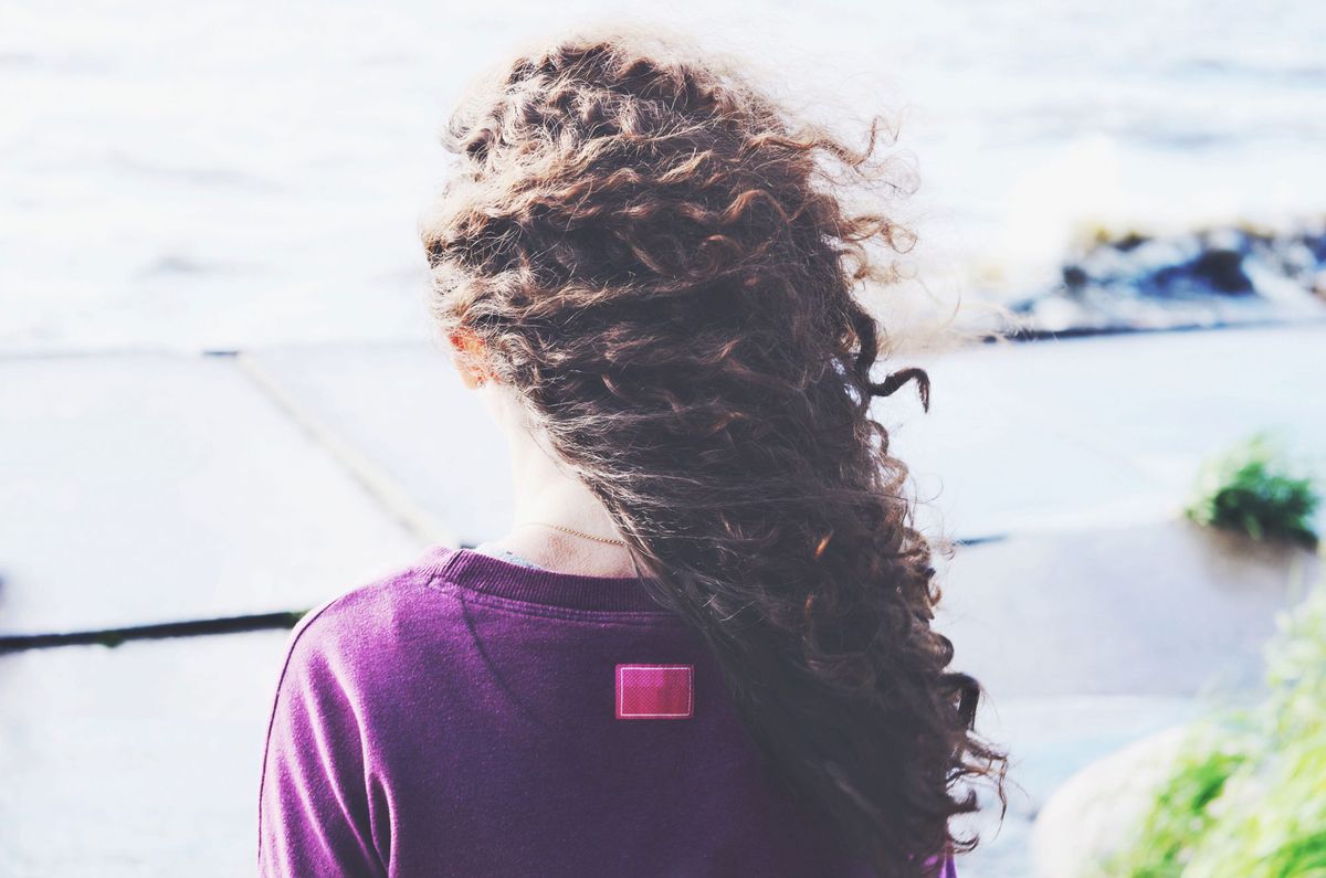 Girl With Curly Brown Hair