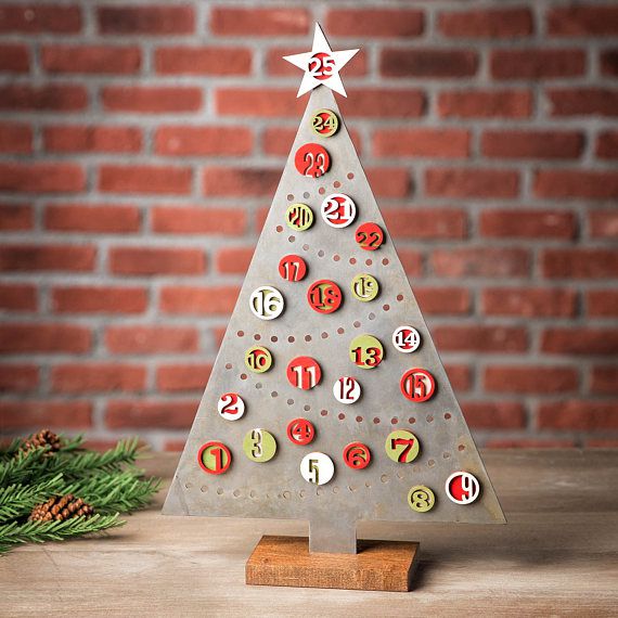 Magnetic Christmas Tree Advent Calendar