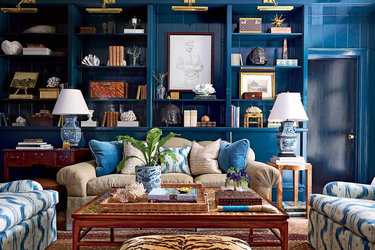 Allison Allen Blue Study/Living Room