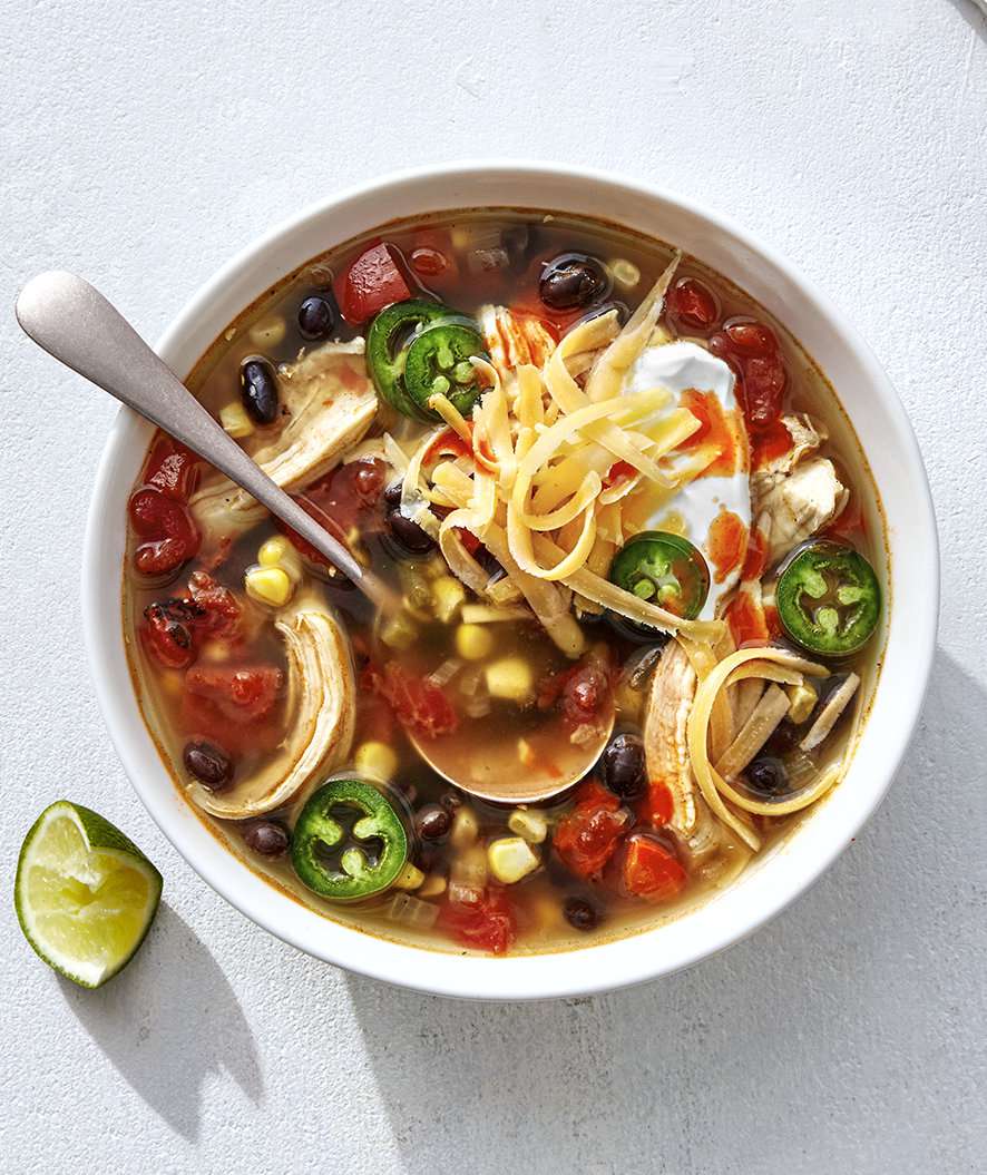 Slow-Cooker Chicken Taco Soup