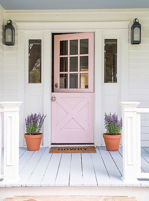 Pink Dutch Door