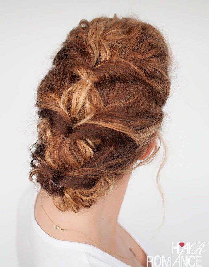 Inside-Out Ponytail Updo