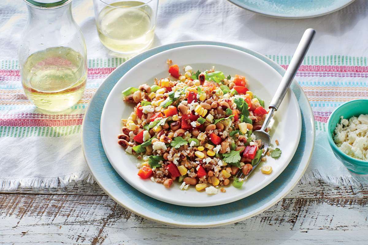 Black-Eyed Pea and Grain Salad Recipe 