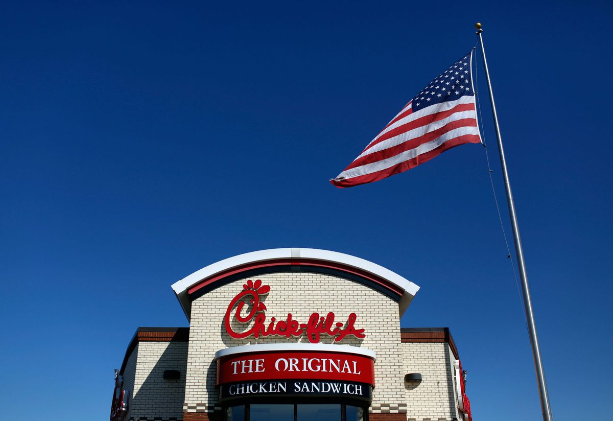 Front of Chick-Fil-A Restaurant
