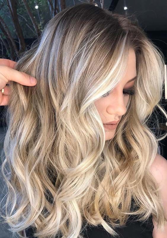 Cool Blonde with Shadow Roots