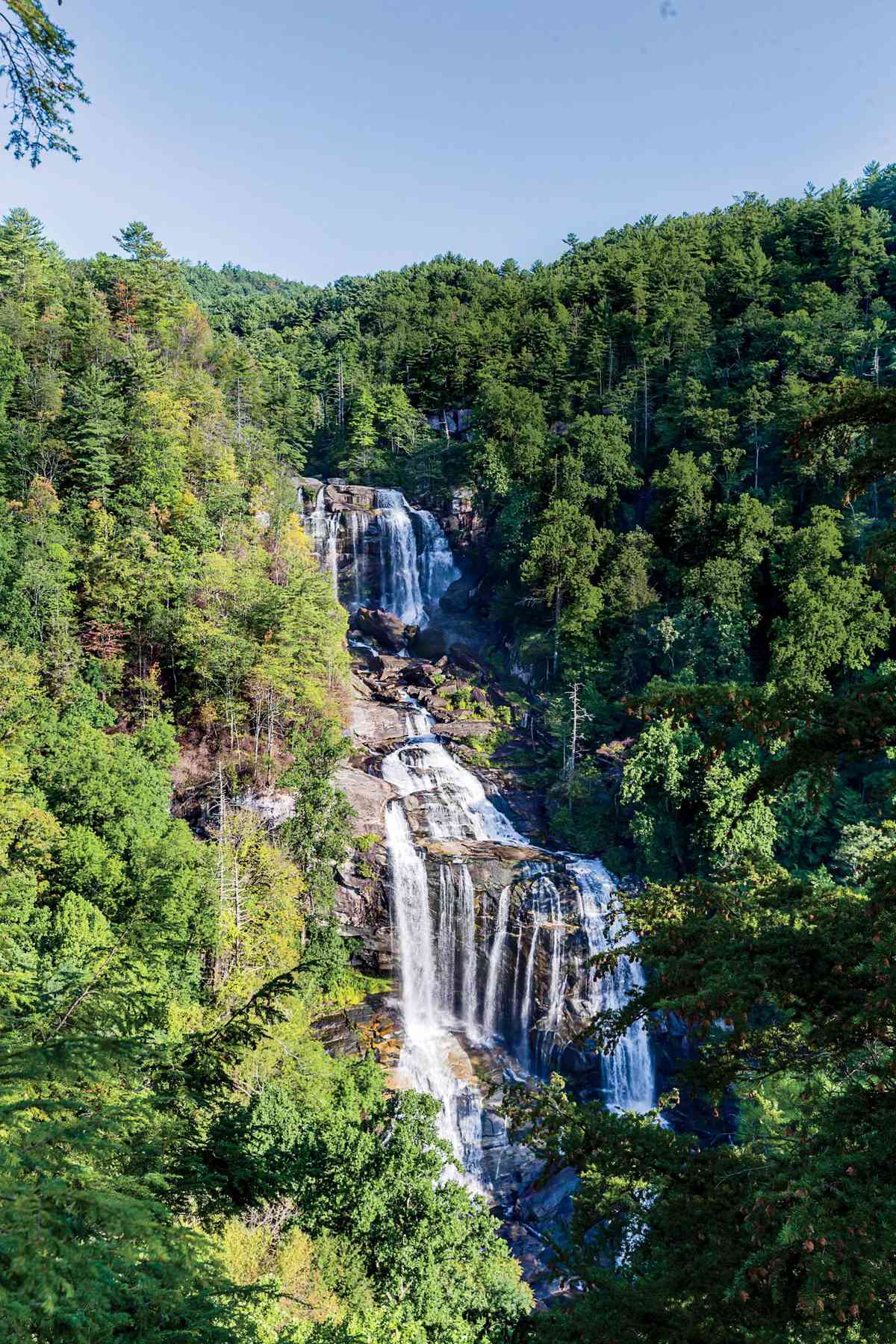 Whitewater Falls in Cashiers, NC