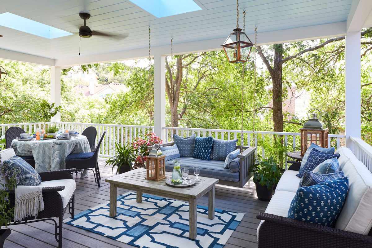 2018 Idea House in Austin, Texas Back Porch