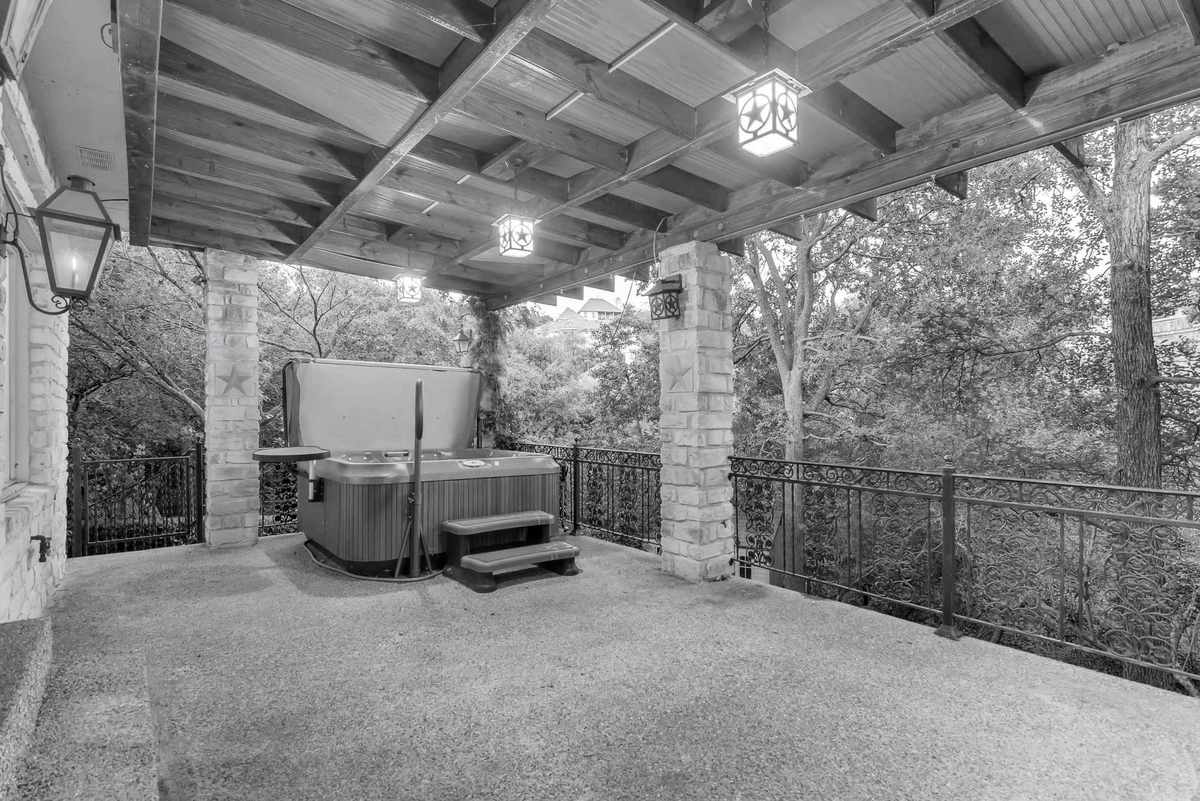 2018 Idea House in Austin, Texas Back Porch before