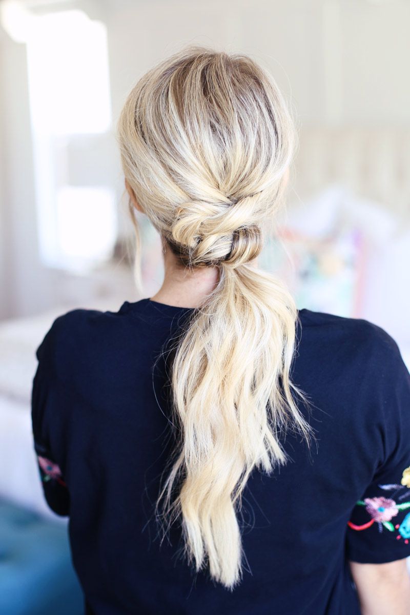 Knotted Low Ponytail