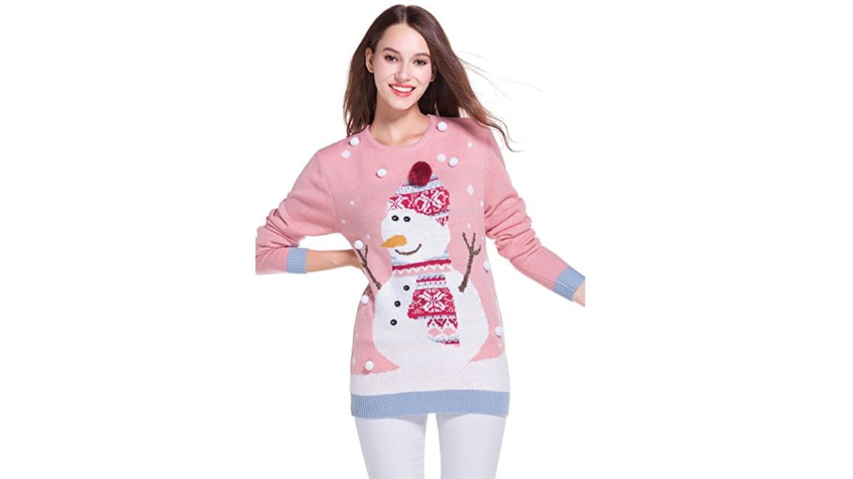 Girly Snowman Sweater