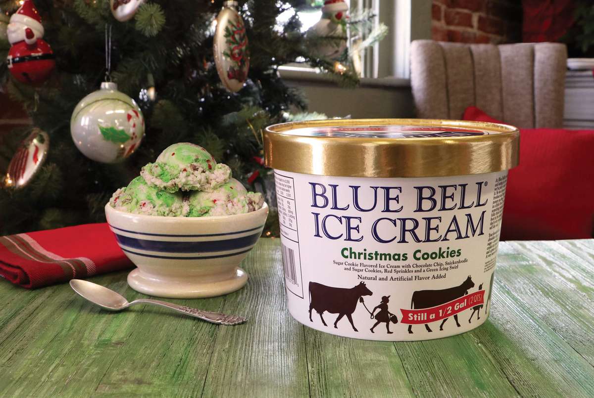 Blue Bell Christmas Cookie Ice Cream