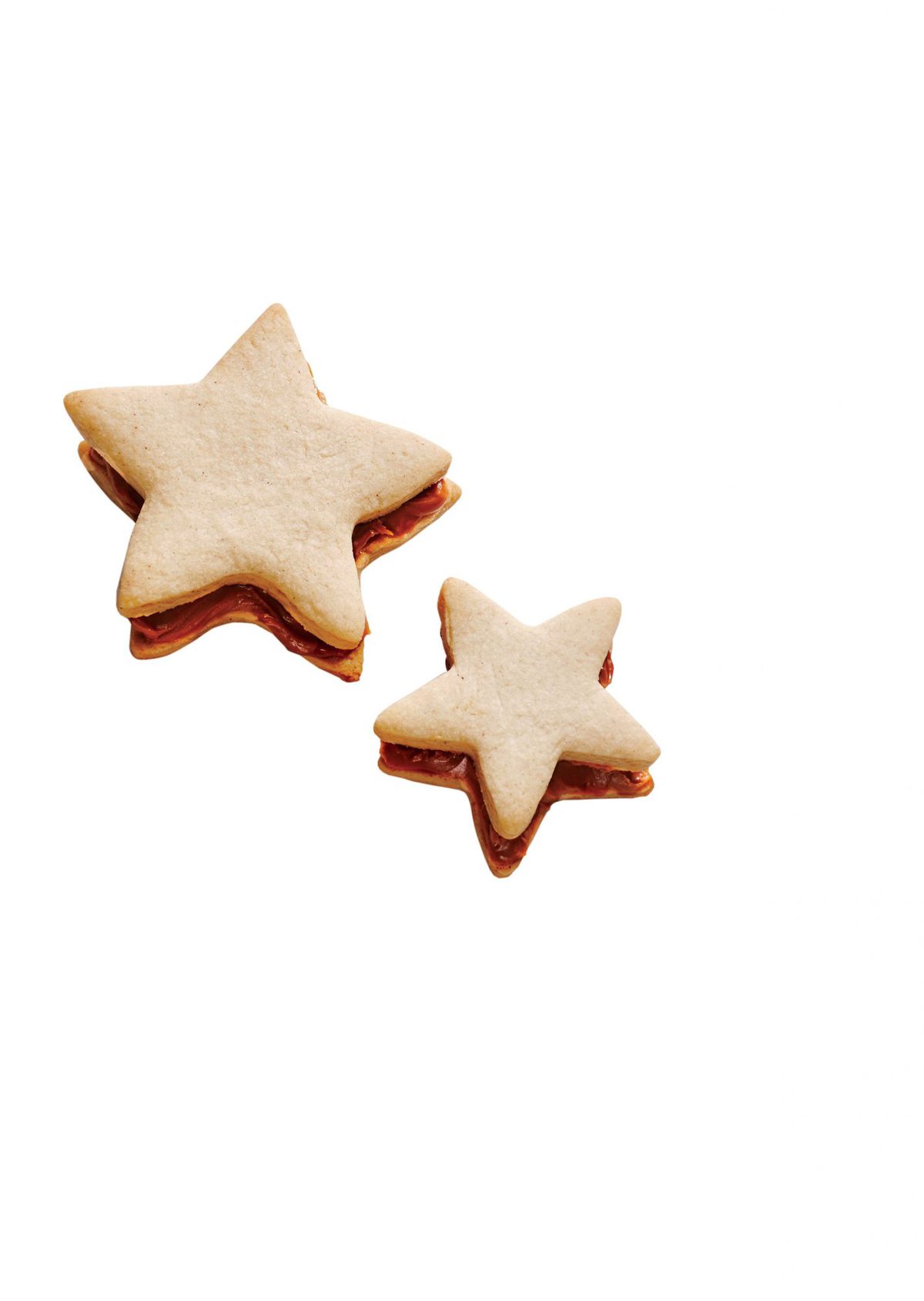 Spiced Stars with Cookie Butter