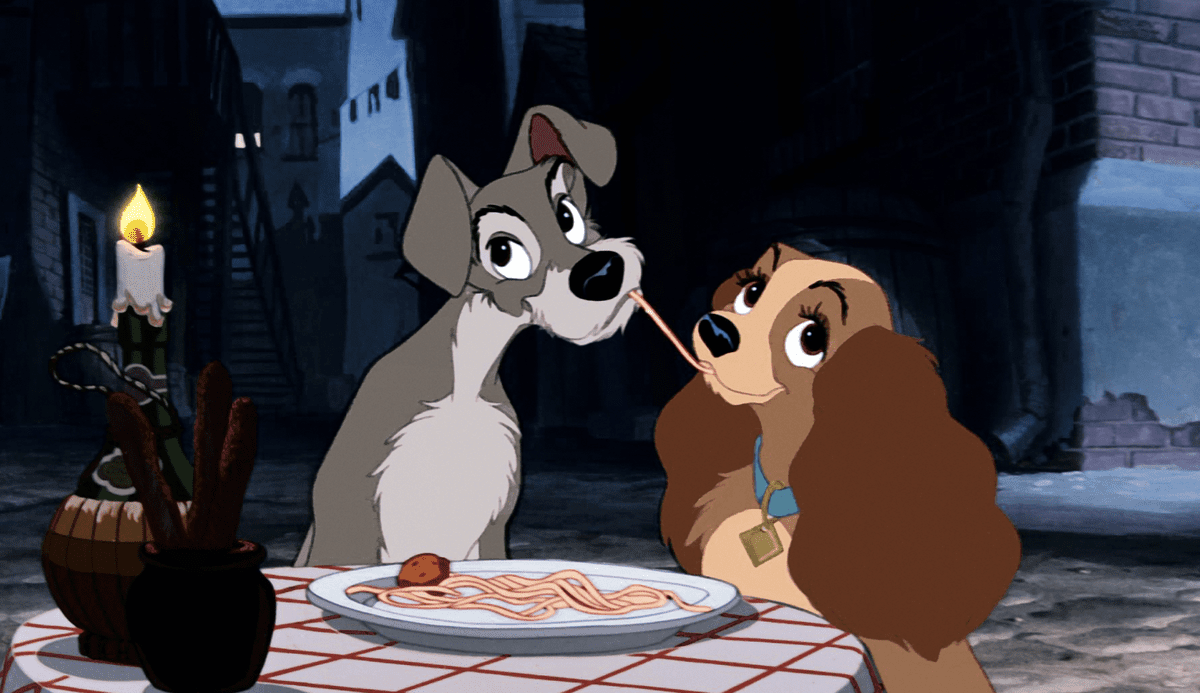 Lady and the Tramp Kiss