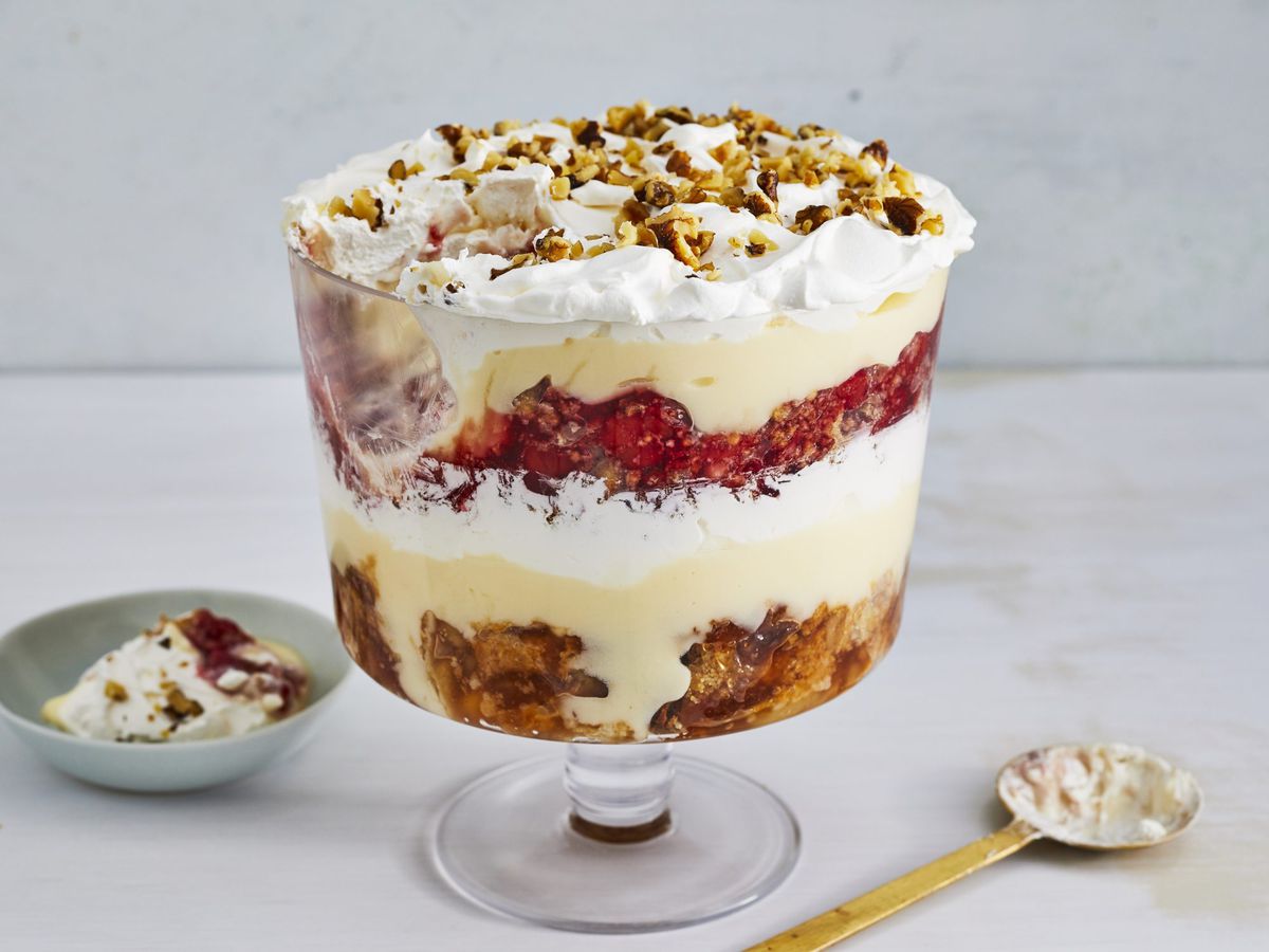 Apple and Cherry Pie Trifle