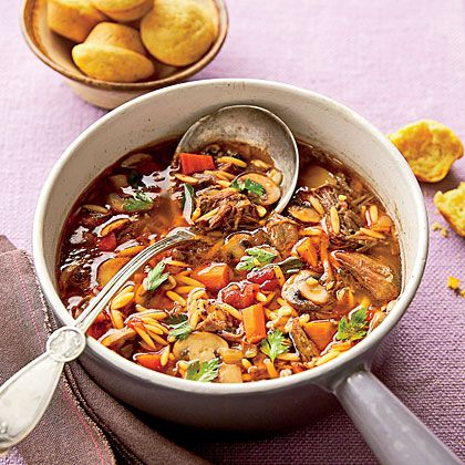 Beef-and-Orzo Soup 