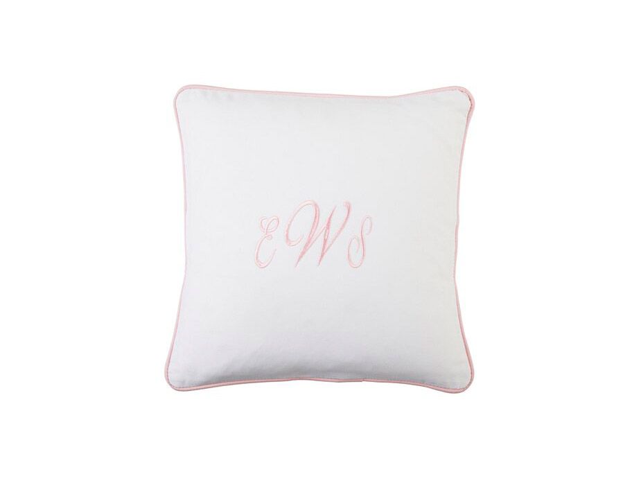 Classic Monogrammed Pillow Cover