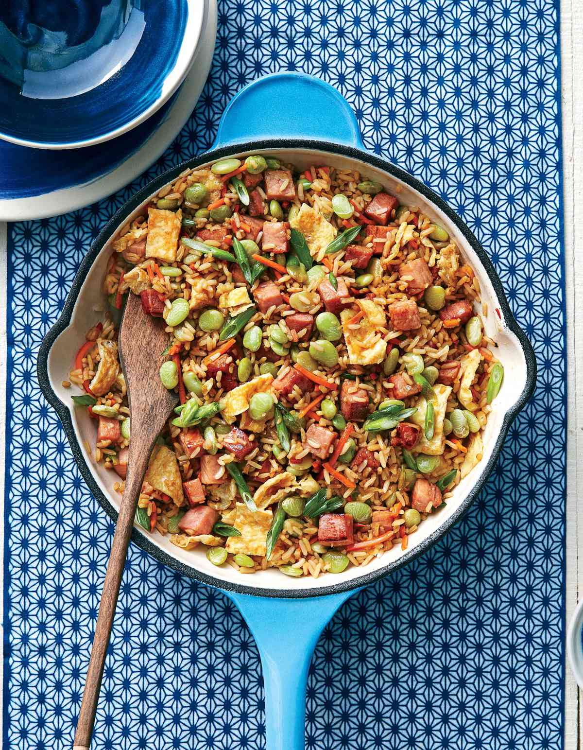 April: Ham and Lima Bean Fried Rice