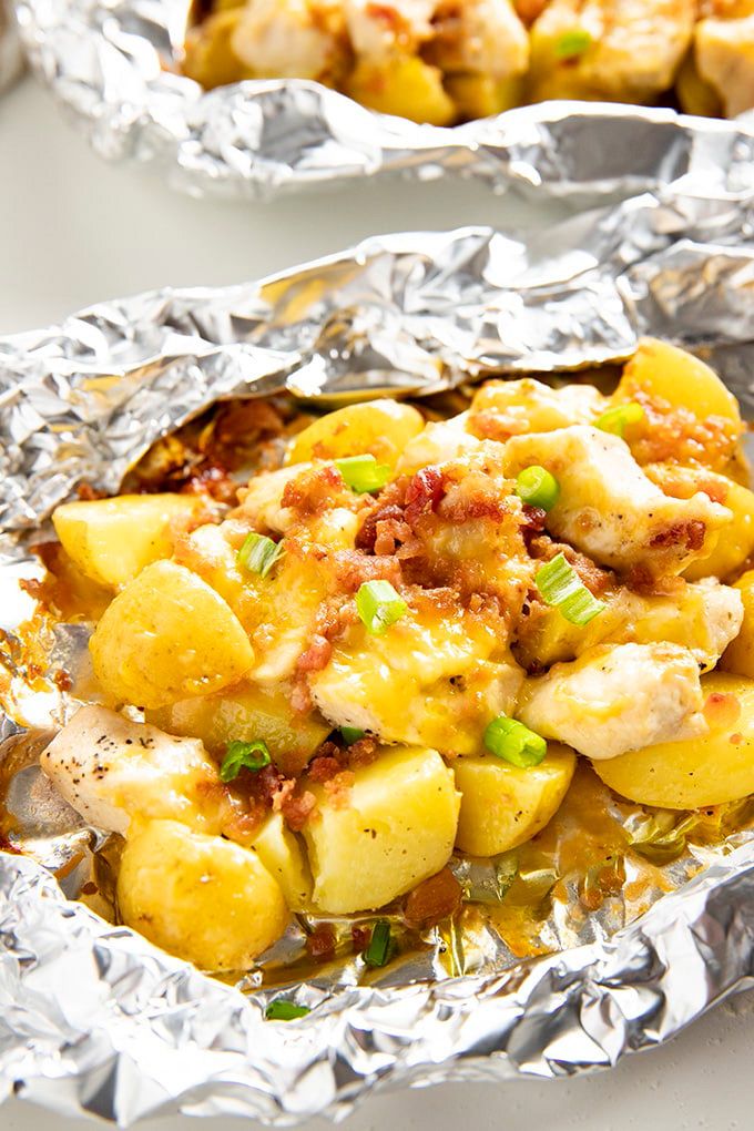 Bacon Ranch Chicken Foil Packets