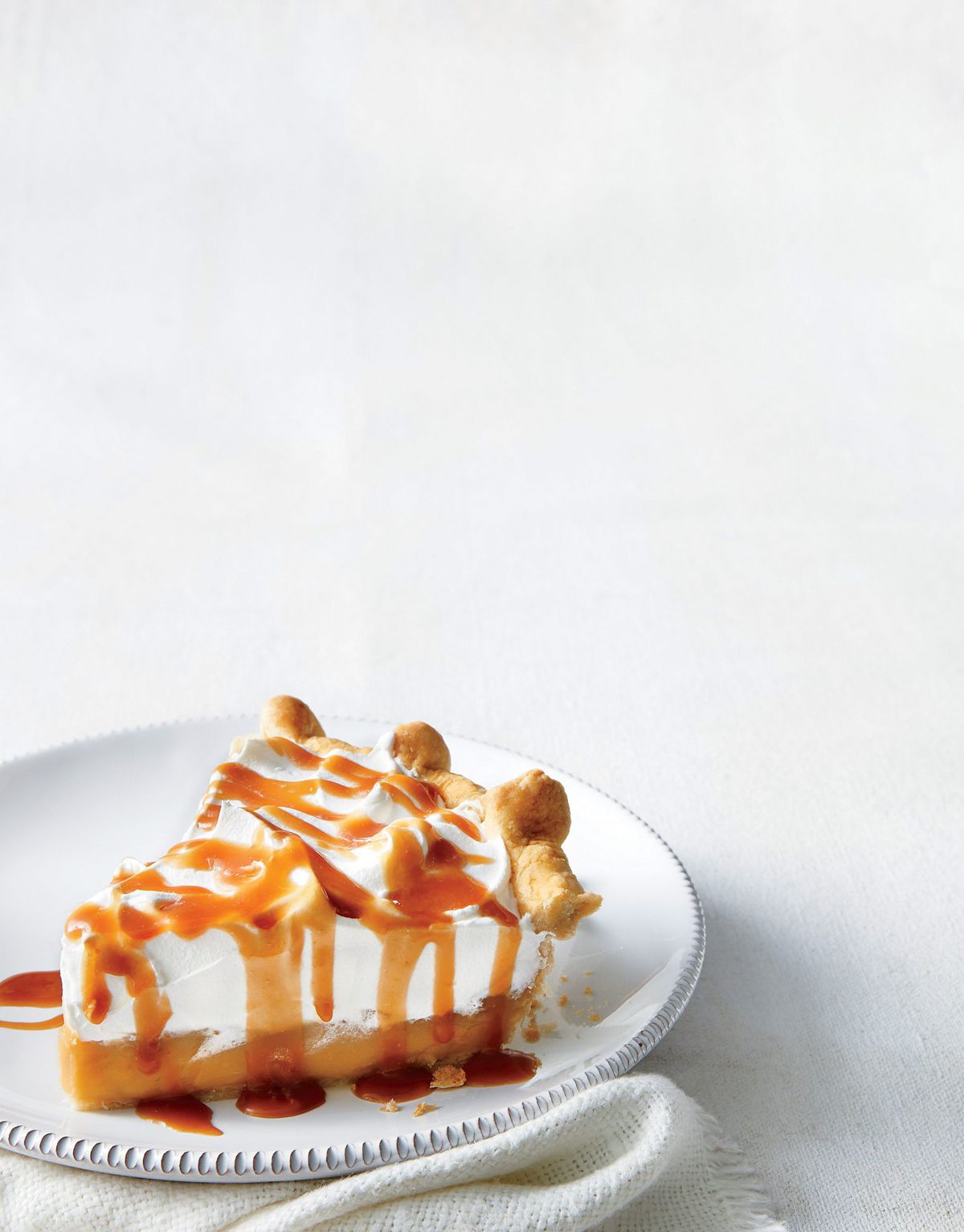 Butterscotch Pie with Whiskey Caramel Sauce Recipe 