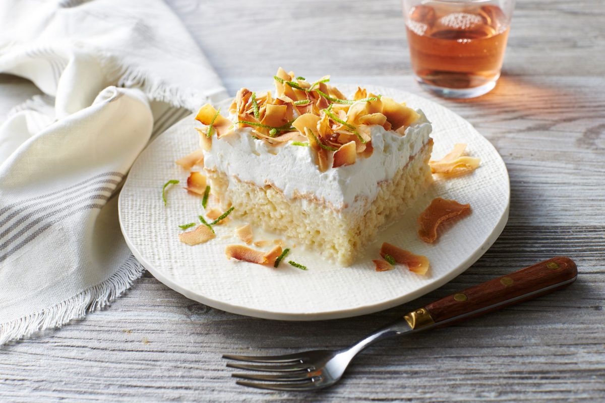 Coconut Tres Leches Sheet Cake