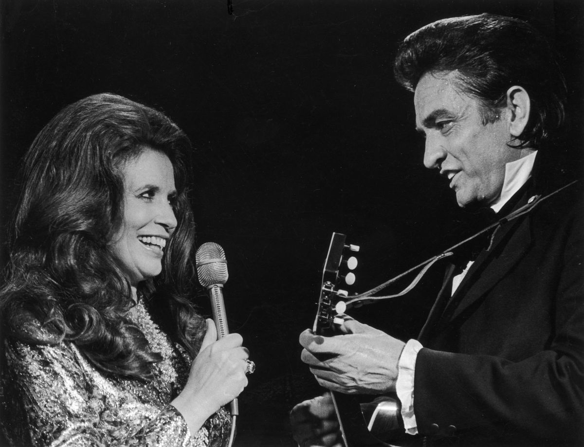 Johnny Cash and June Carter 1975