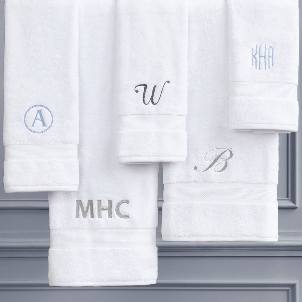 Crane & Canopy Monogrammed Classic Towels Essential Bundle