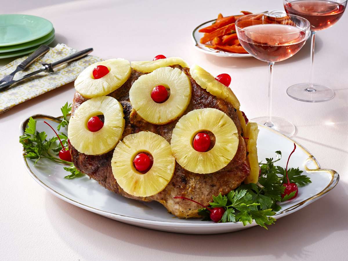 Pineapple-Glazed Ham 