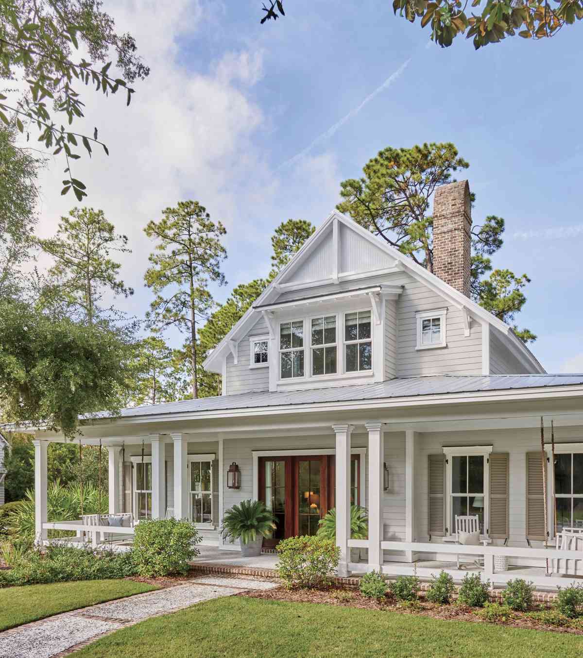 Lowcountry Farmhouse House Plan Front Exterior