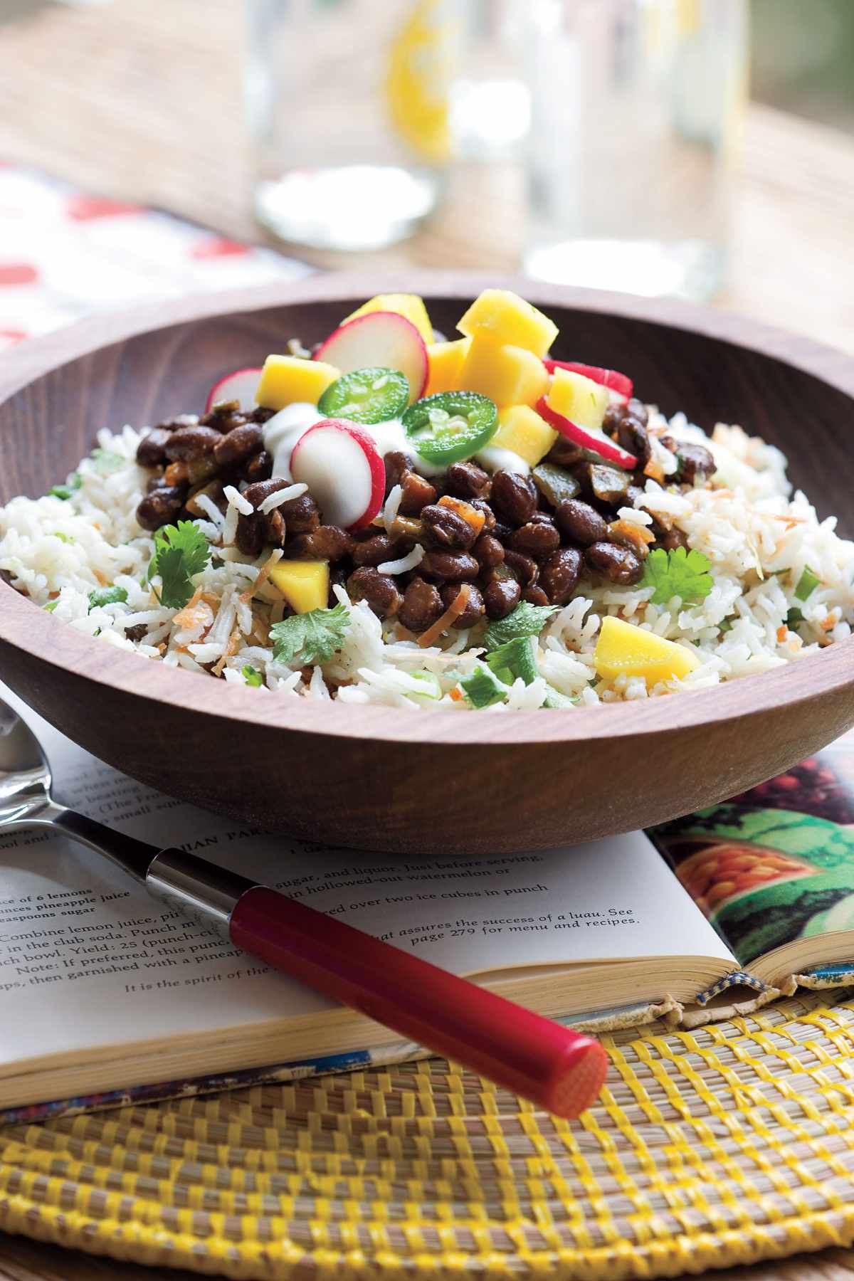 Black Beans and Coconut-Lime Rice