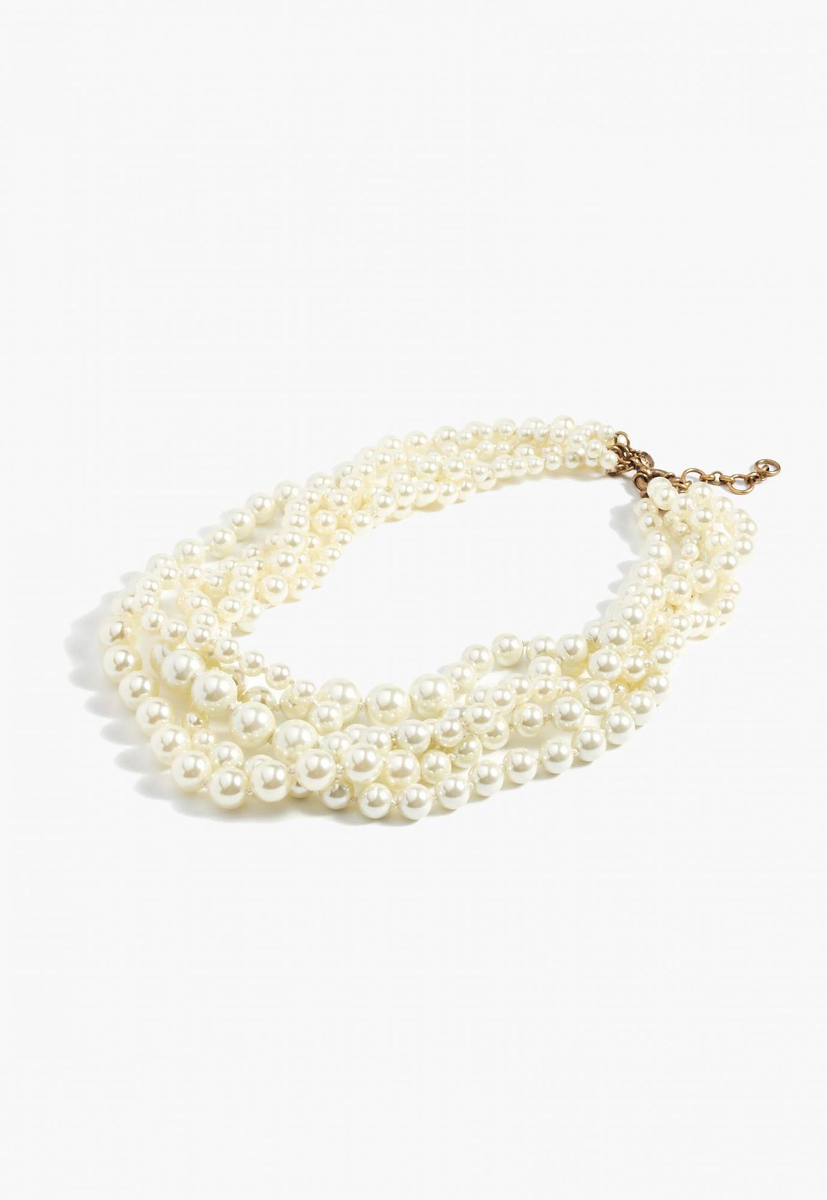 Pearl Twisted Hammock Necklace