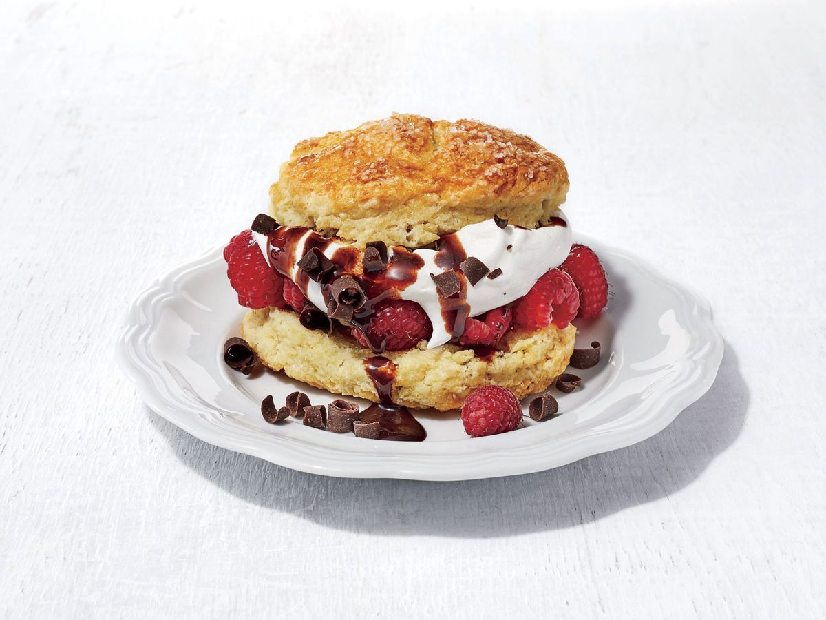 Raspberry Truffle Shortcake