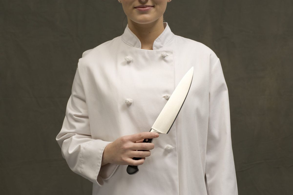 Chef with Chef's Knife