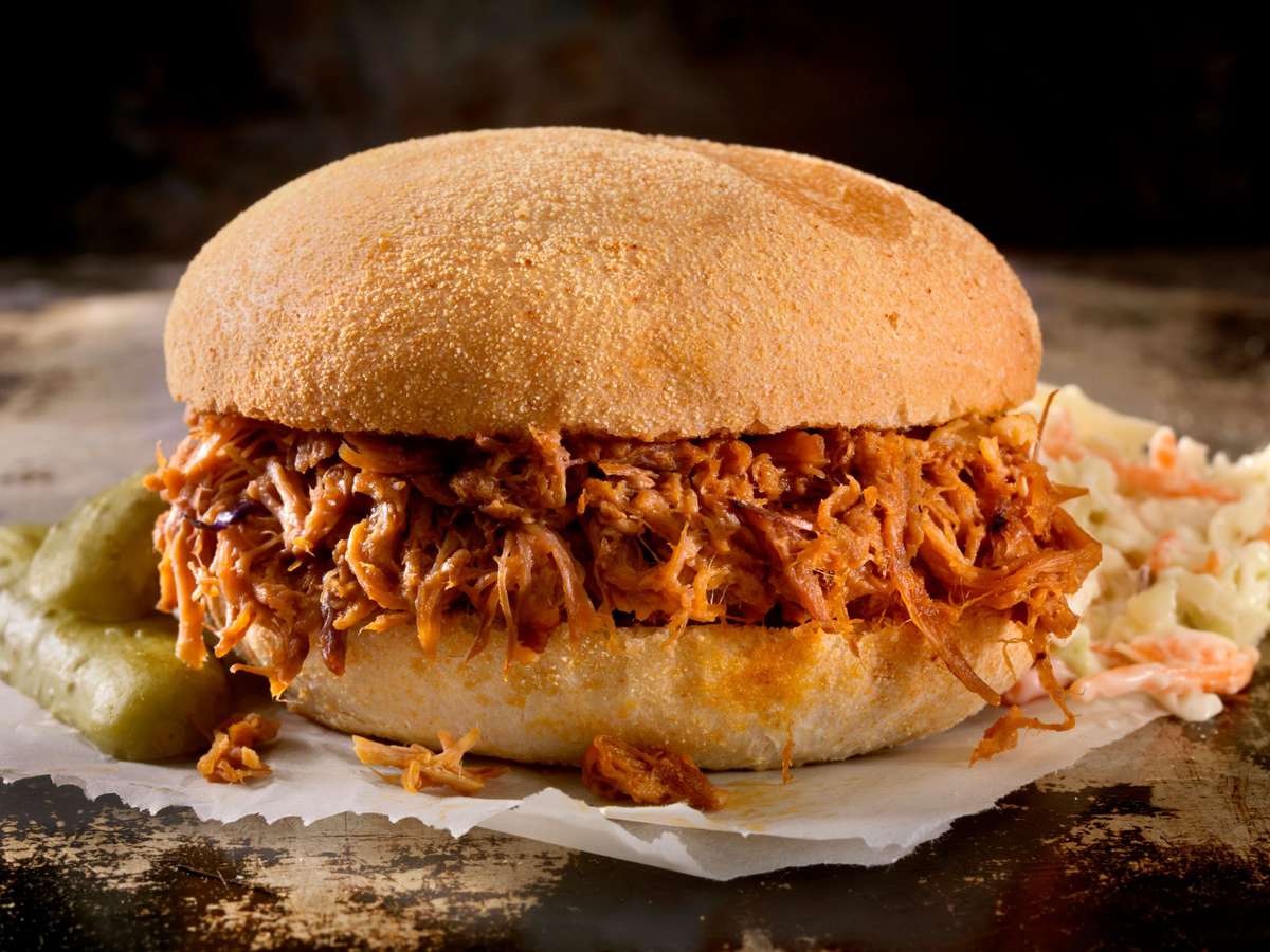 Barbecue Sandwich with Slaw