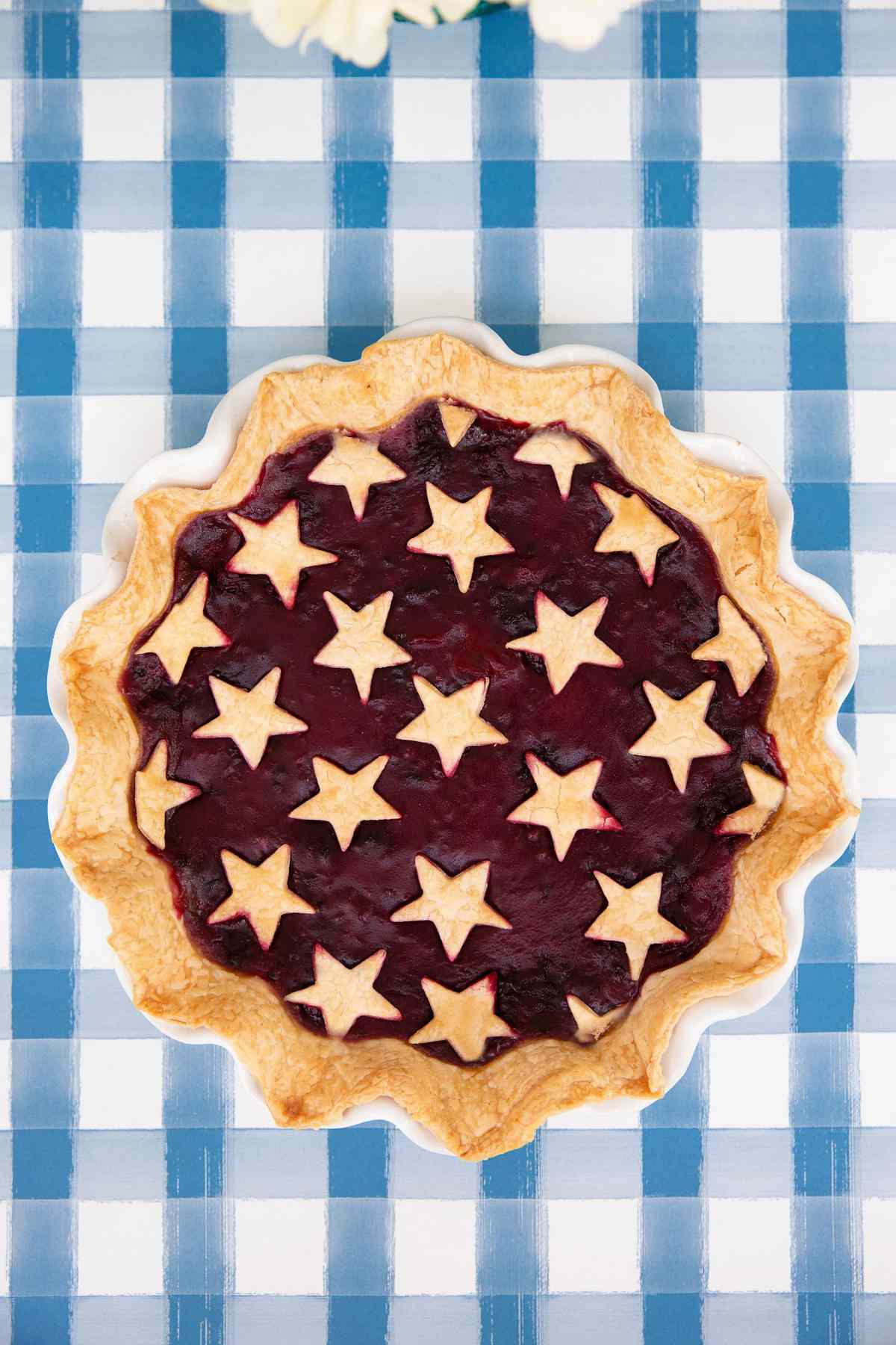 Katie Jacobs and Mary Huddleston 4th of July Party Blackberry Pie