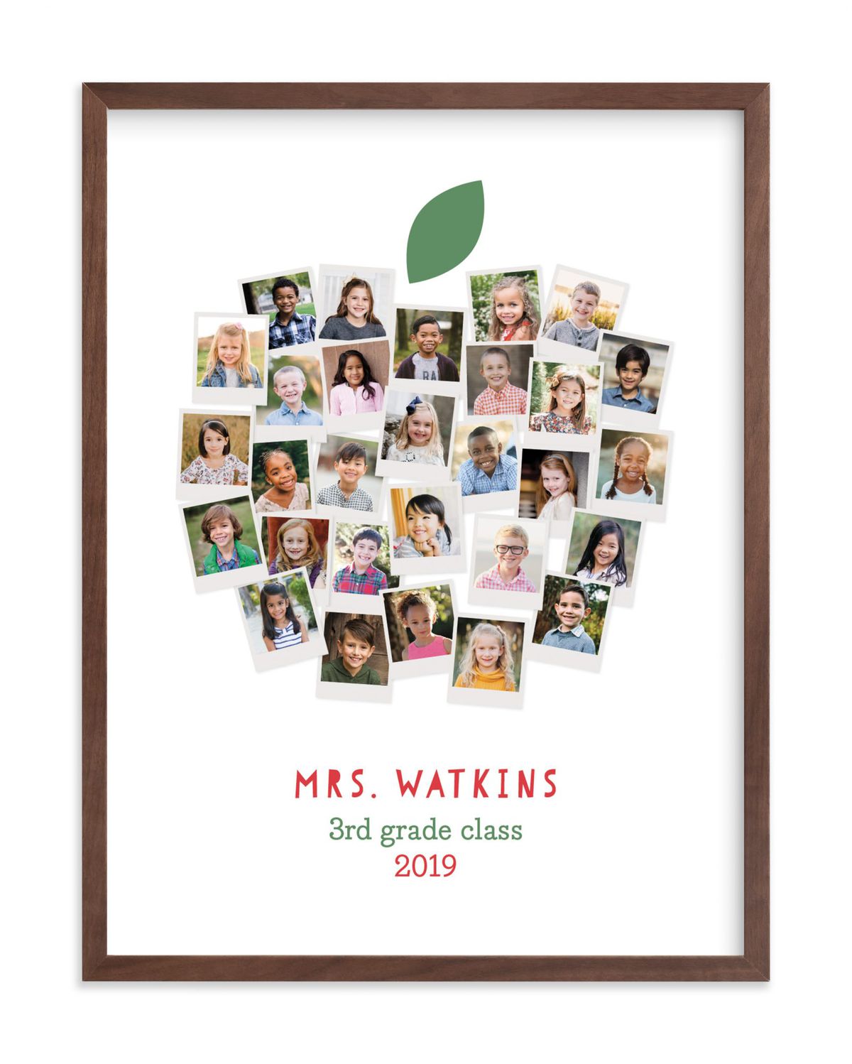 minted. Apple for the Teacher by Laura Bolter Design, from $24